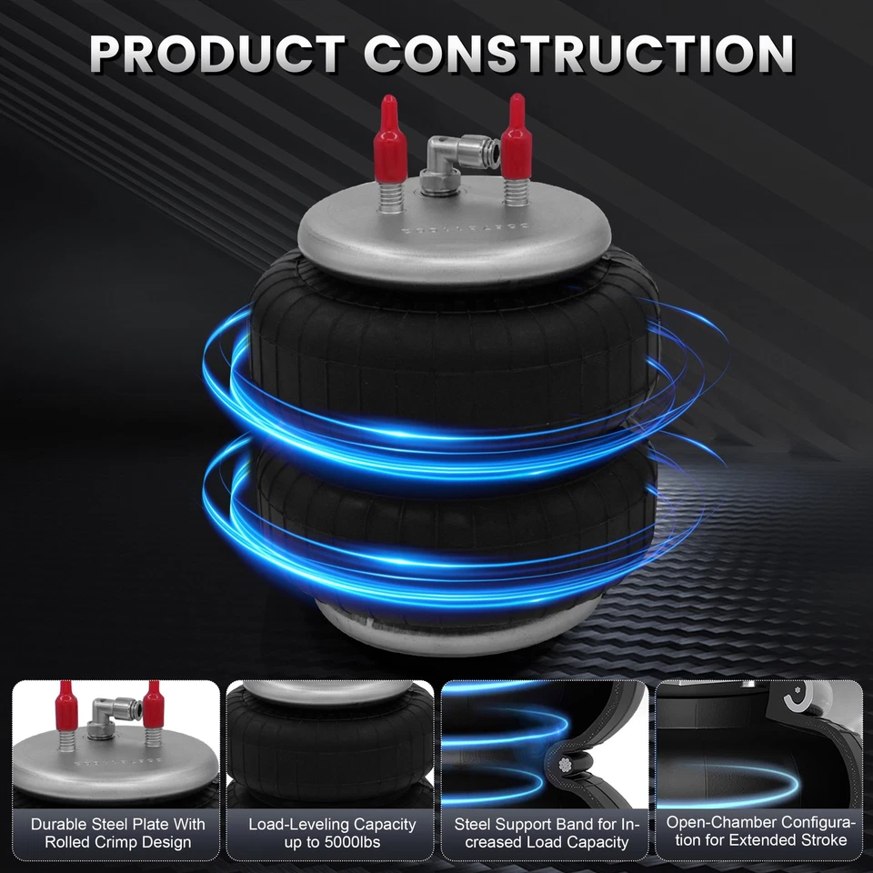 AirSpring Suspension Kit For 2009-2014 Ford F150 F-150 Rear 2525 Ride-Rite New - Image 3 of 4