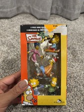 The Simpsons Holiday Decorations, Mini ornaments by Kurt S. Alder 5 piece set