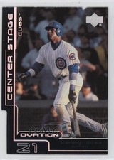2000 Upper Deck Ovation Center Stage Rainbow Sammy Sosa #CS10 a8a