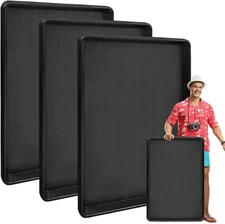 3 Pcs Extra Large Auto Oil Drip Pan for Under Car 35.4 x 24 x1.6 Inches