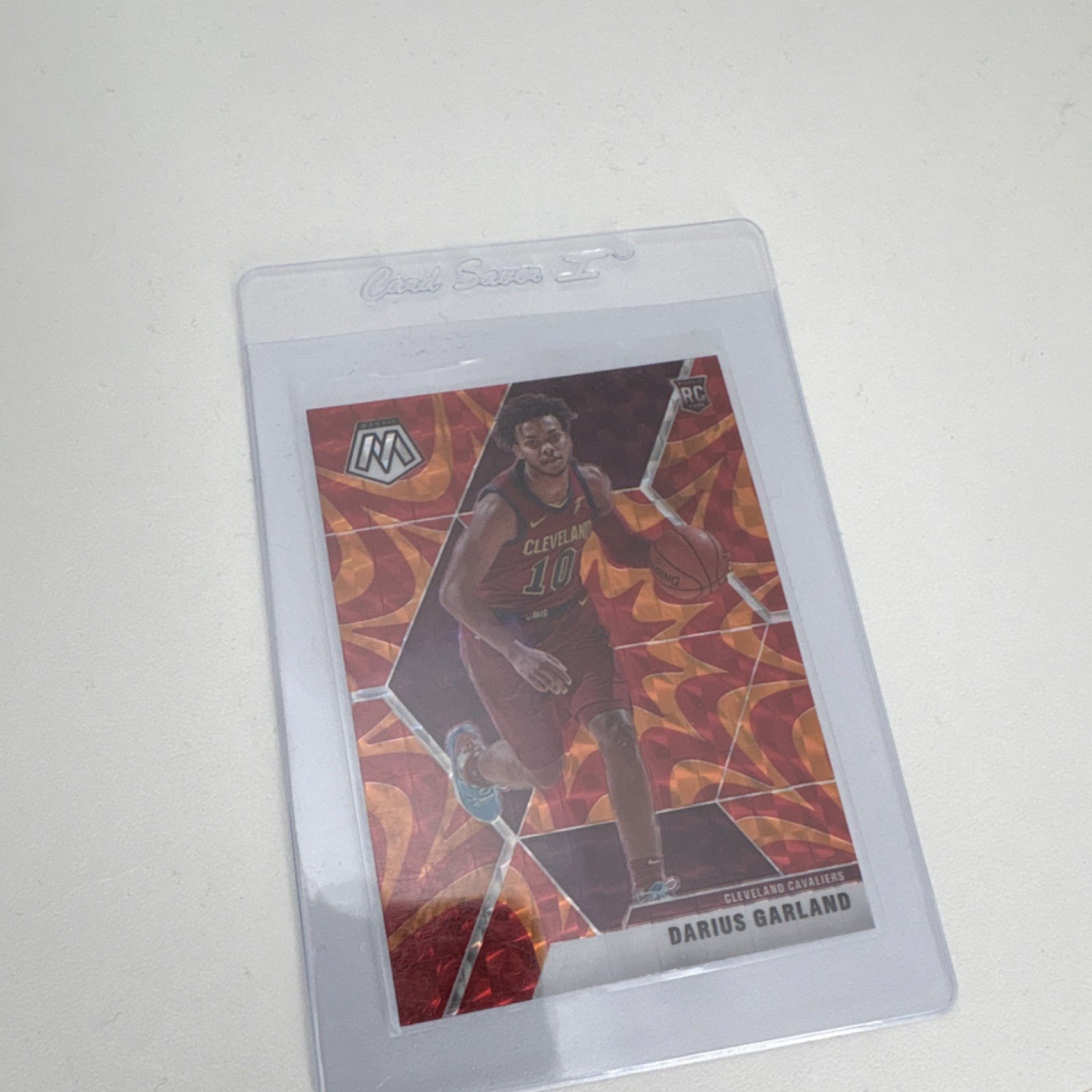 Panini Mosaic Darius Garland Reactive Orange Prizm Rookie Cavaliers #249 2019-20