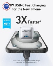 Anker USB C Charger Block 20W Nano Pro Fast Charger iPhone 17 15 13 Galaxy