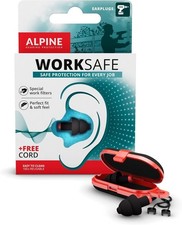Alpine WorkSafe Ear Plugs for Work & DIY - Reduce Machine Noises with Safety