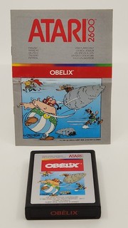Atari 2600 Loose Video Game Cartridge Obelix (NTSC) Working w/ Manual