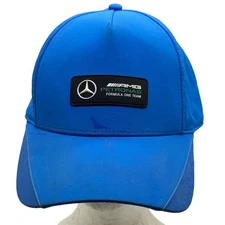 Mercedes AMG Petronas Formula One Team Puma Hat Blue Adjustable Cap F1 Racing