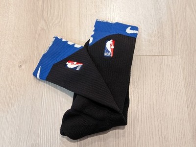 NWT NIKE ELITE QUICK NBA BASKETBALL TEAM ISSUED QTR SOCKS DALLAS MAVERICKS sz XL