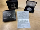2025 W Silver American Eagle Laser Engraved  One Ounce Proof Coin W/OGP and COA