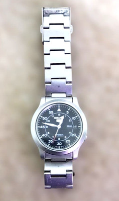 Seiko 5 Sports SNK809K1 Men's Wristwatch Manual Winding Black Dial Japan