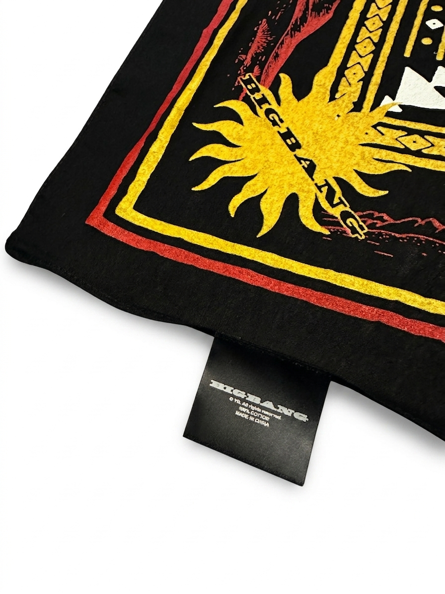 BIGBANG LIVE AT COACHELLA OFFICAL 2026 BANDANA MERCH K-POP BANG