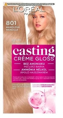 L'OREAL CASTING CREME GLOSS 801 SATIN BLONDEHAIR COLOR NO AMMONIA