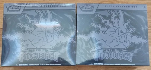 Pokemon ME05 Pitch Black Elite Trainer Box Factory Sealed - Lot of 2