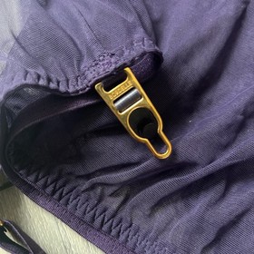 Bordelle Retta Mini Dress Size 1 Purple Nwt 