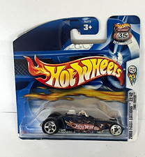Hot Wheels 2003 First Editions 35th Anniversary Tire Fryer Black 1:64 Diecast k
