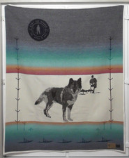 Pendleton USA Wool Blanket 2021 Iditarod race Serum Run 103 of 250 LTD 163 x 204