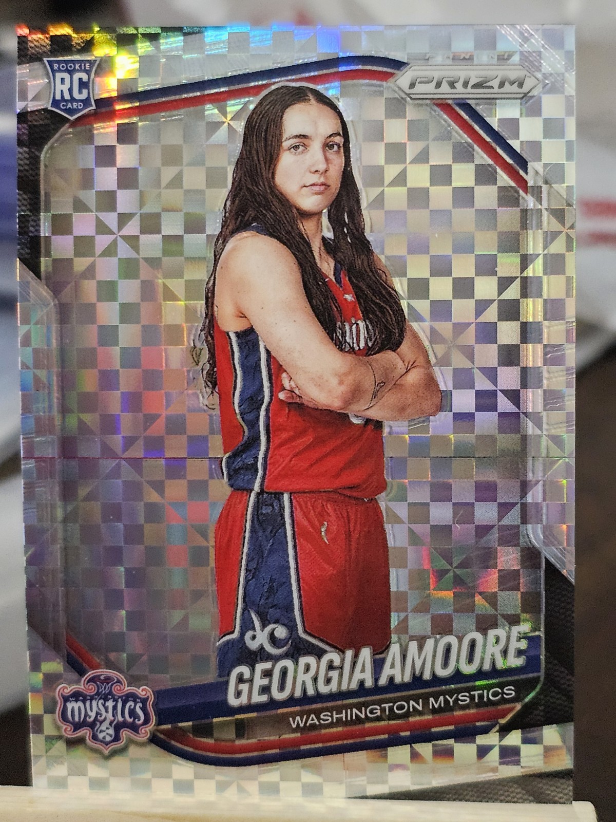 2025 Panini Prizm WNBA #103 Georgia Amoore CheckerBoard Prizm RC SP