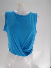 Dance Pre-Owned Crop Top Zenana  Medium Adult Blue Jazz Cheer