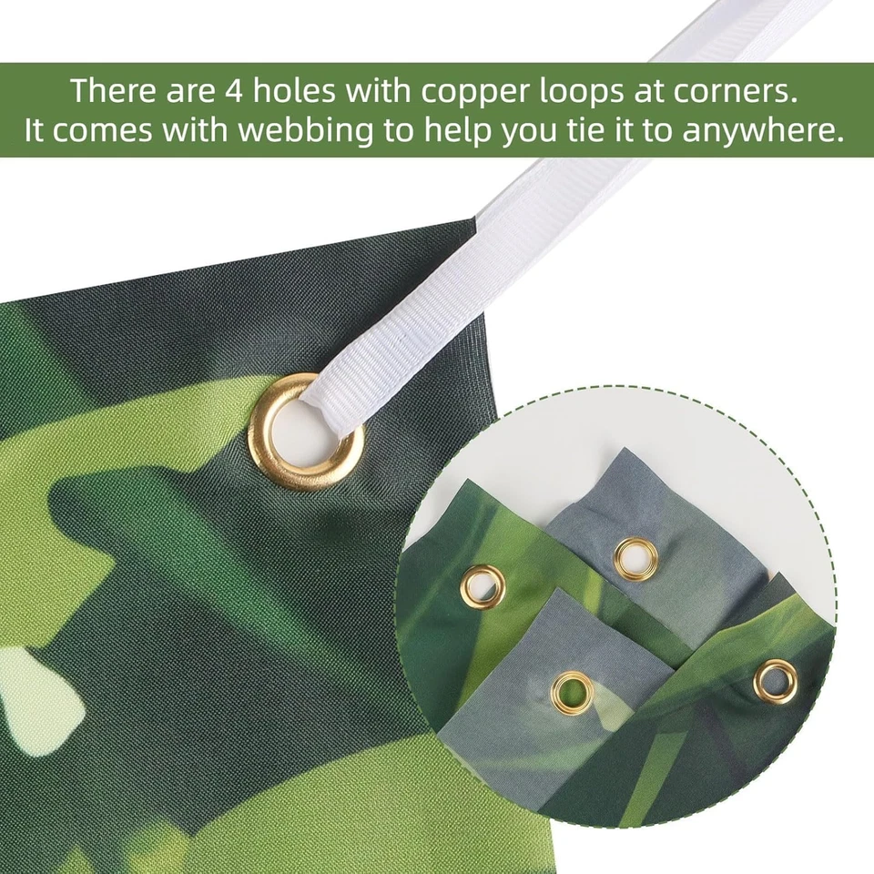 Jungle Safari Photo Prop Large Fabric Backdrop Photo Door Banner Jungle Safari T - Image 3 of 4