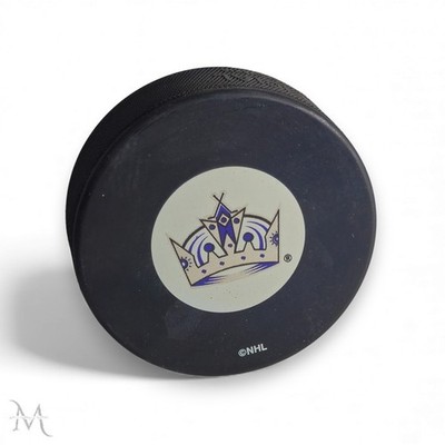 Los Angeles Kings Crown Logo NHL Hockey Puck Vtg Official InGlas Co Collectible