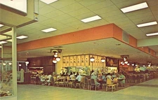 1968 AZ Phoenix Tower Plaza Mall Corner Bakery Interior Mint Postcard N59