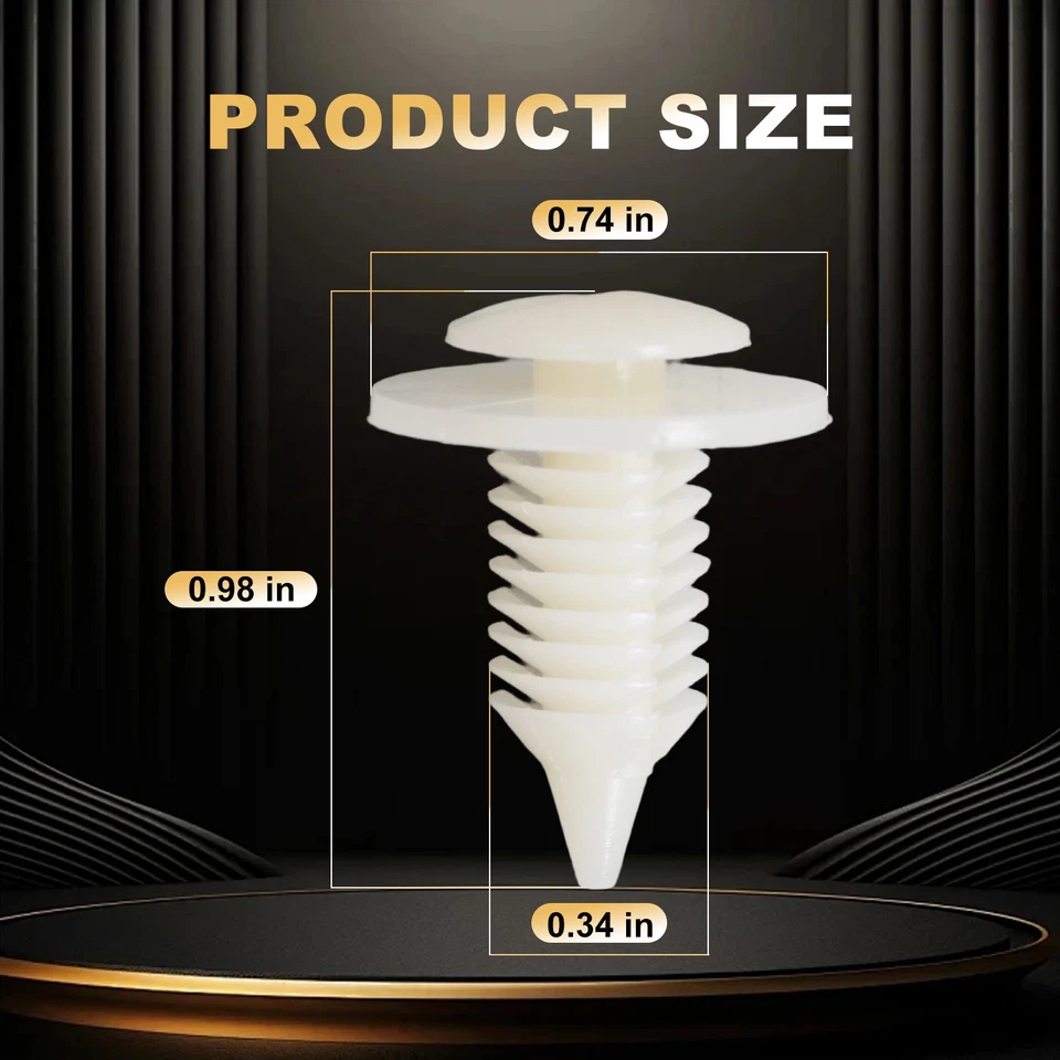 50x Interior Door Trim Panel Retainer Clips for Dodge Ram 1500 2500 3500 4500 - Image 2 of 4