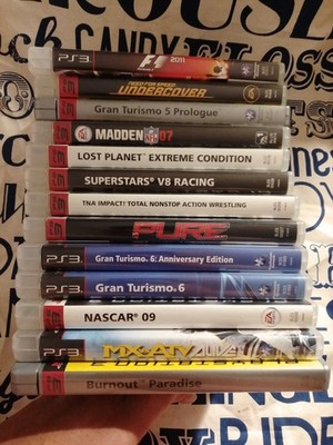 13 x Sony Playstation 3 Spiele Paket - Gran Turismo Nascar F1 Pure Burnout ATX 