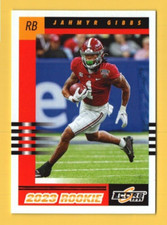 2023 Score Football #9 Jahmyr Gibbs Rookie Retro Throwback Alabama