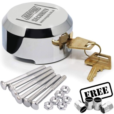 Van High Security Door Lock Anti Theft Chrome Hasp Lock & Fixing Bolts MP908+CP