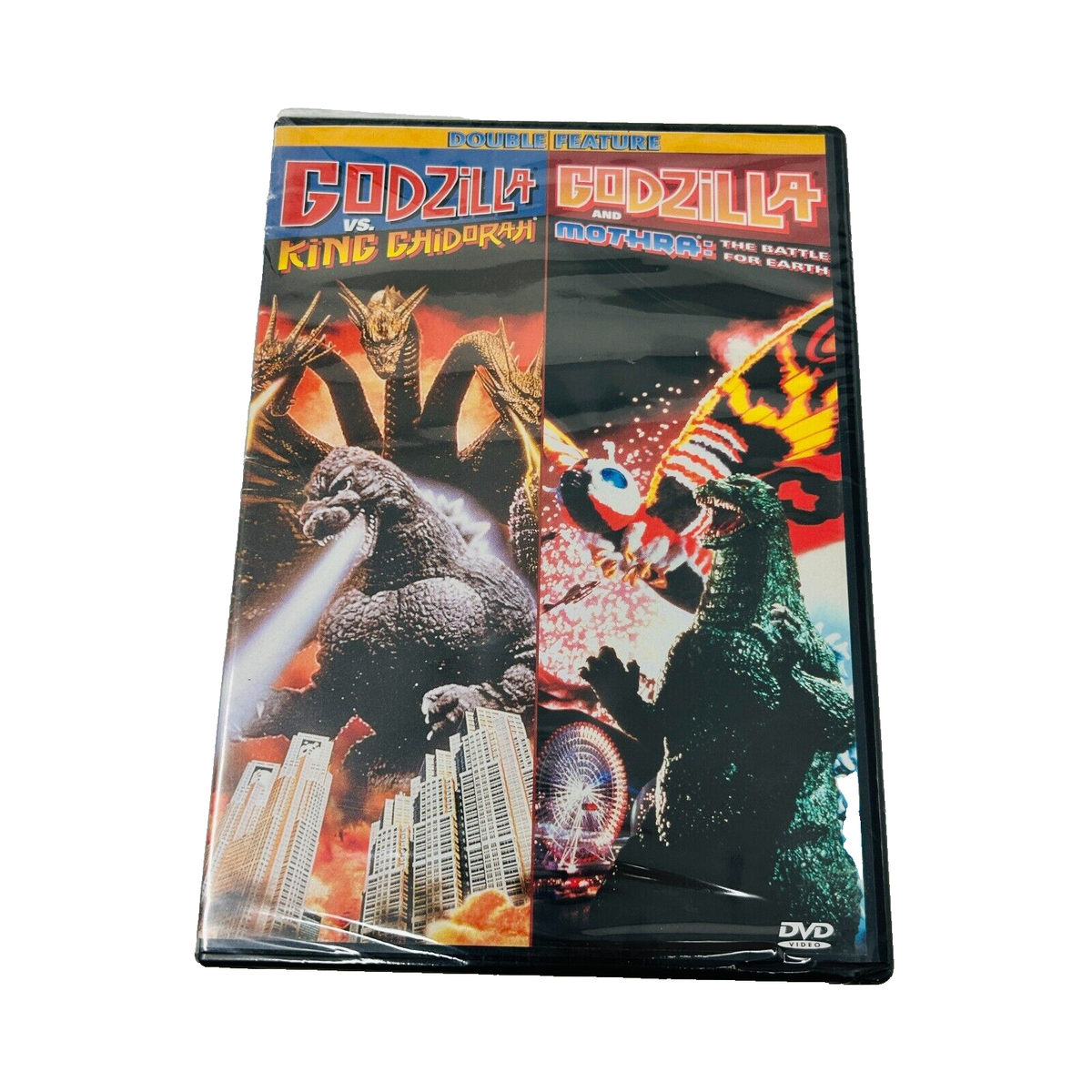 Godzilla Vs. Mothra/Godzilla Vs. King Ghidora (DVD, 1998, Closed