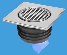 Wet Room Wet Floor Shower Gully All in One Trap and Waste Waterless 110mm 150mm