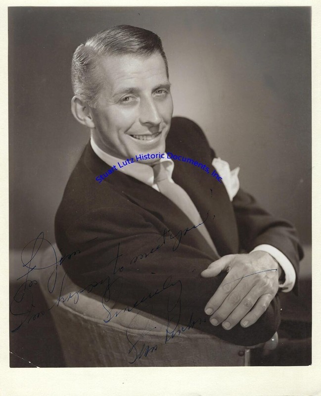 Stan Kenton Signed Photograph - famous jazz pianist & band leader