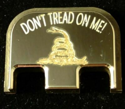 USA BRASS DESIGNS Rear Back Slide Plate/ Magazine Base / Combo, Fits ALL Glock