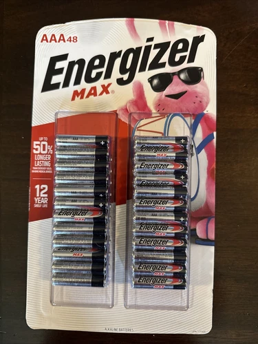 Energizer MAX Alkaline AAA Batteries 48-Pack for Long-Lasting Power-image
