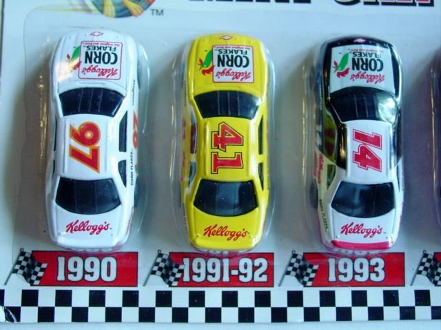 NASCAR 1996 Kellogg's Corn Flakes Racing COMMEMORATIVE 6 CAR 90