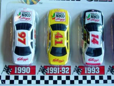 Kellogg's コーンフレーク ミニカーコレクション 1990-1996 NASCAR 1996 Kellogg's Corn Flakes Racing COMMEMORATIVE 6 CAR 90