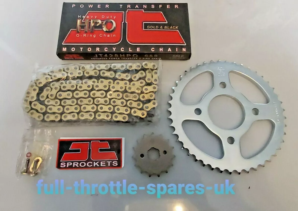 Honda cb125f chain hotsell and sprocket set
