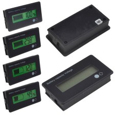 LCD Acid Lead Lithium Battery Capacity Indicator Voltmeter Voltage Tester