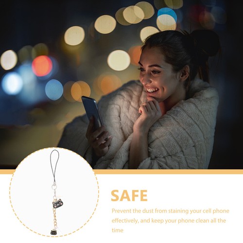Dust Plug Pendant Girl Lovers Protection Cover for Charging Port Protector - 第 11/12 張圖片