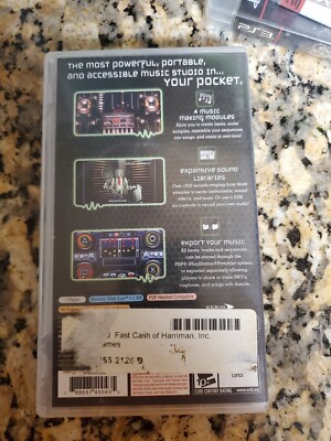 Psp - Traxxpad Portable Studio Sony PlayStation Portable Complete