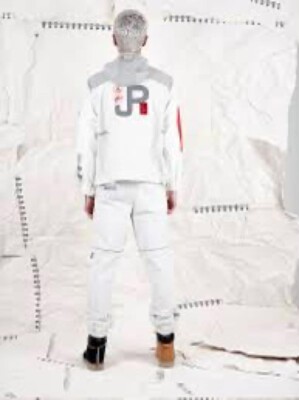 DROPDEAD × Jurassic Park Set Up Jacket  Pants XL size white Authorized Personnel