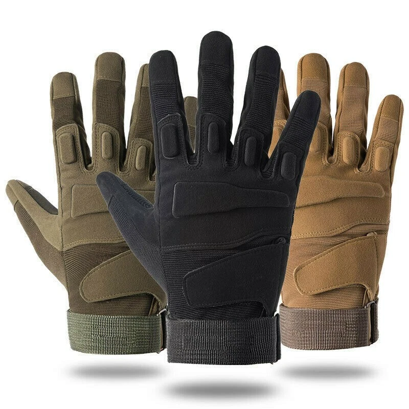 US Men Army Military Tactical Shooting Motorcycle Hunt Half & Full Finger Gloves - Image 3 of 4