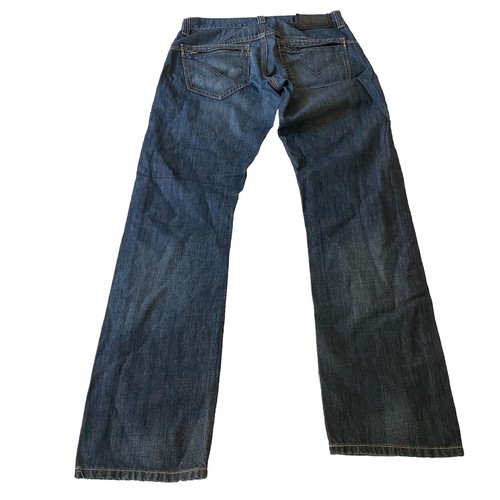 Jeans Levis 514 30x32 ajustados rectos denim azul lavado oscuro bolsillos con cremallera - Imagen 13 de 17