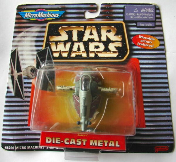 Titanium Series Die-Cast Micro Machines Star Wars Slave I New in Packaging 