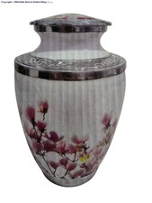 Magnolia Blossom Ashes urn. Cremation urns for Human Ashes Adult Female