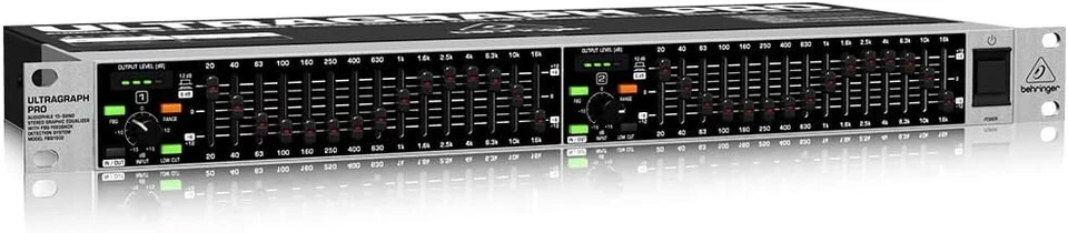 Behringer HD 15-Band Stereo Graphic Equalizer with FBQ Feedback Detection System - Image 3 of 4