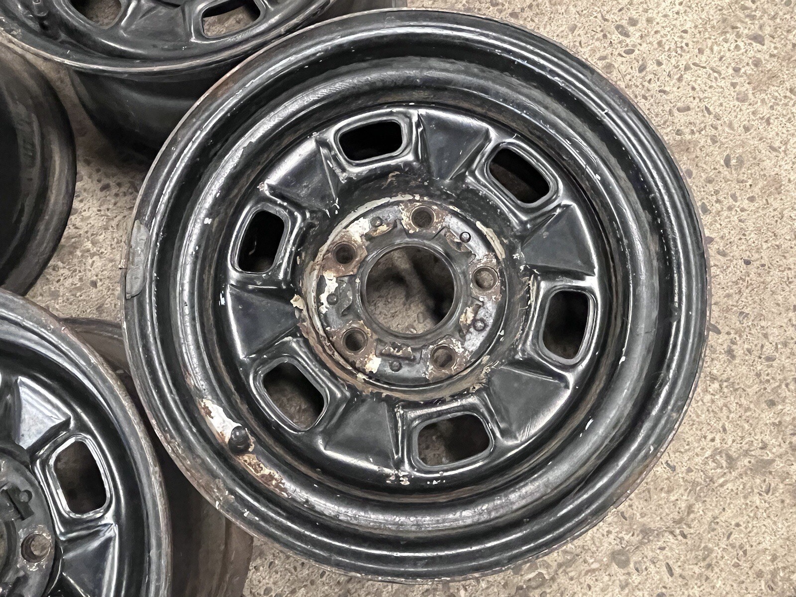 Set of (4) 14X7 Camaro Nova El Camino Rally Wheels Rims UD Code | eBay