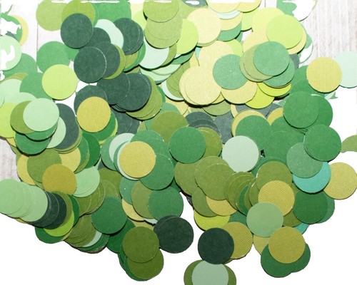 PMLAND Tissue Paper Confetti - 6000 Piece Black & Orange Round Circles For Party Decorations