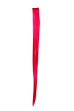 Strähne/ Extension 1 Clip-In/ Kamm 52 cm x 3 cm Neon-Pink FKJ-1-TF2315