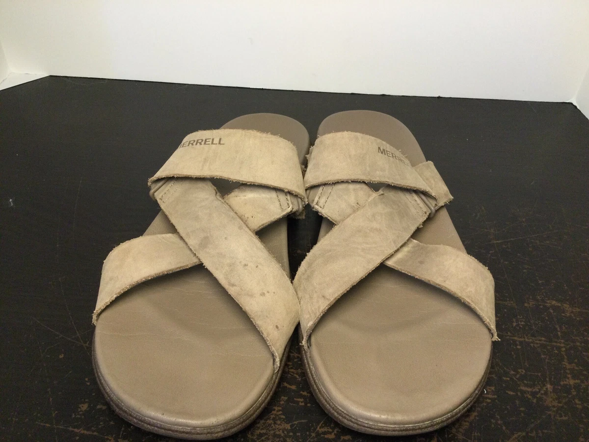 Merrell Stone Non Slip Select Grip Sandals Women s Size 9 Sand Great Condition