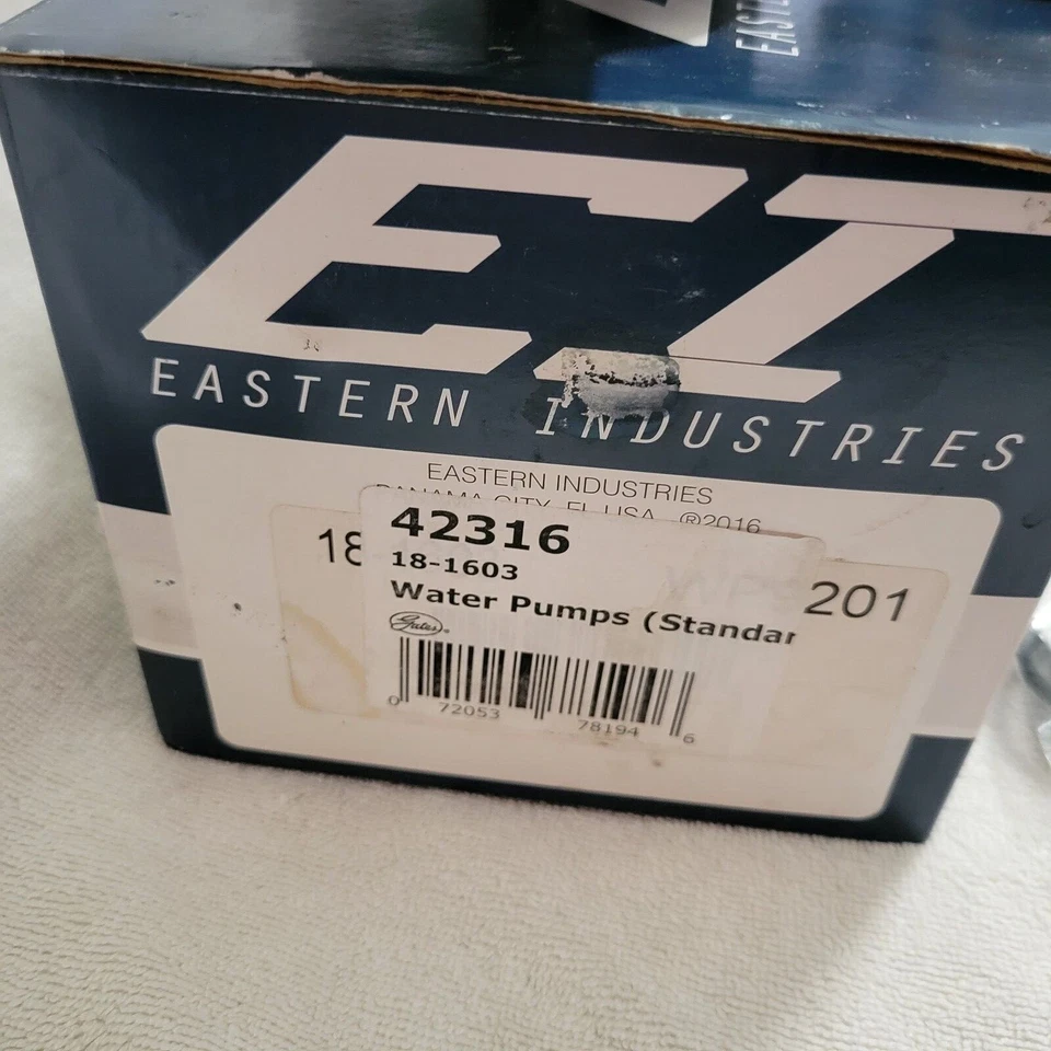 Bomba de agua Eastern Industries 18-1603 (estándar) 42316 NUEVA se adapta a Acura y Honda Foto 2 de 4