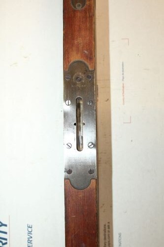 Vintage Stanley Wasserwaage Nr. 3 Messing & Kirschholz Adj Blasenplatten 28" 1890 Ära - Bild 3 von 12